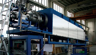 Трубчатая вакуумная вращающаяся печь ERSTEVAK RF-400-3