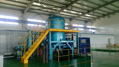 Вакуумная индукционная печь ERSTEVAK VIS-V-8815 вертикальная